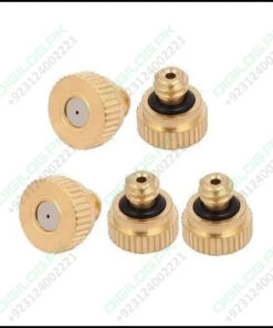 0.6mm Orifice Dia 9mm Long Brass Mist Nozzle