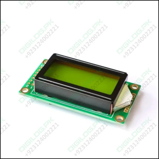 0802 Lcd Module 8 x 2 Character Display 3.3v / 5v Led