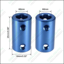 1 Piece Rigid Shaft Coupler 8x8mm 8mm To Bore Coupling Set