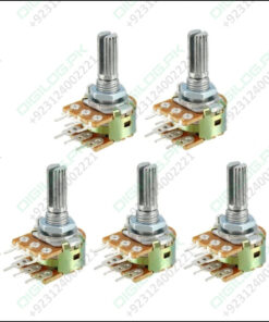 100k Dual Stereo Volume Type Variable Resistor Potentiometer