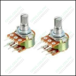 100k Dual Stereo Volume Type Variable Resistor Potentiometer