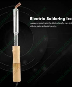 100w 220v Soldering Iron With Chisel Tip & Wood Handle