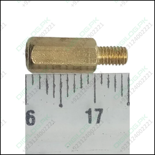 10mm+5mm M3 Male To Female Pcb Spacer Brass Standoff