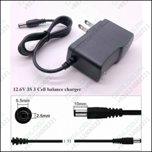 12.6v 500ma 3s 3 Cell Battery Charger Lithium Ion 18650