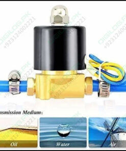 1/4 Inch 220v Ac Brass Solenoid Valve For Water Oil Gas