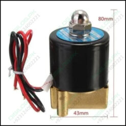 1/4 Inch 24v Dc Solenoid Valve For Water Air Gas