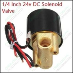 1/4 Inch 24v Dc Solenoid Valve For Water Air Gas