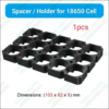 18650 Battery Holder 3x5 Cell Batteries Spacer Holders