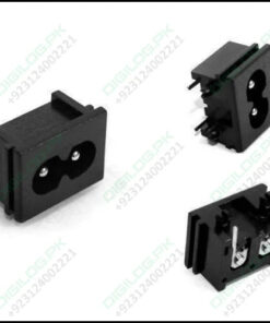 2.5a 250v Male Plug Ac Power Socket Connector 23x18x13.3mm