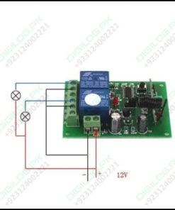 2 Channel Rf Wireless System Remote Control Switch Module