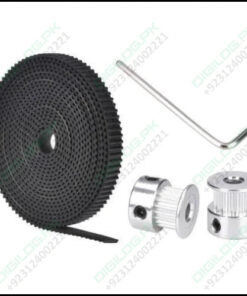 2 Meter Gt2 Timing Belt With 2pcs Of 5mm Pulley 16 Teeth