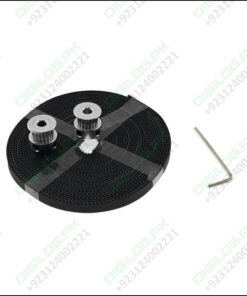 2 Meter Gt2 Timing Belt With 2pcs Of 5mm Pulley 16 Teeth