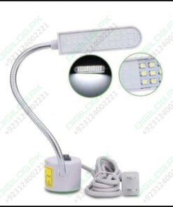 20 Smd Led Bendable Light Lamp 220v Magnetic Base Gooseneck