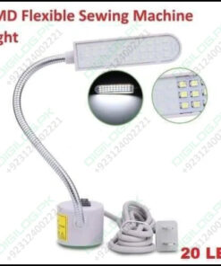 20 Smd Led Bendable Light Lamp 220v Magnetic Base Gooseneck