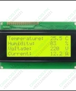 2004a Lcd 20x4 Character Green Backlight