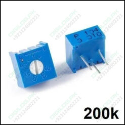 200K Variable Resistor 3386 Single Turn Trimmer