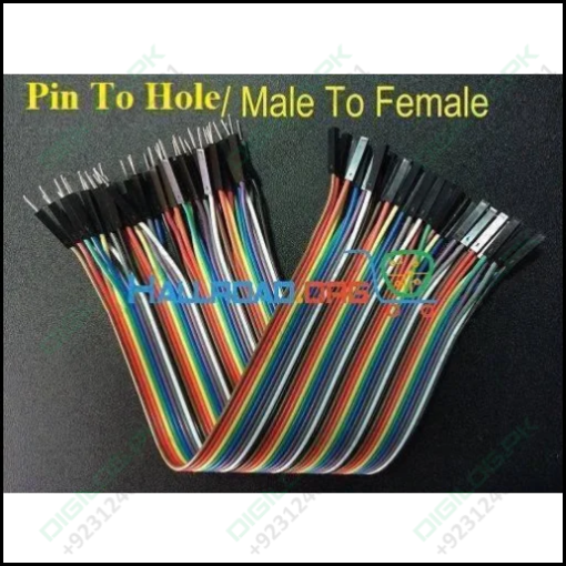 20cm Pin To Hole Jumper Wire Dupont Line 40 Male Female