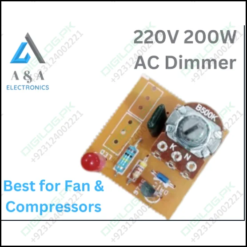 220v 200w Ac Dimmer Potentiometer Switch Speed Compressor