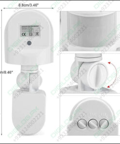 220V Automatic Infrared PIR LED Motion Sensor Detector