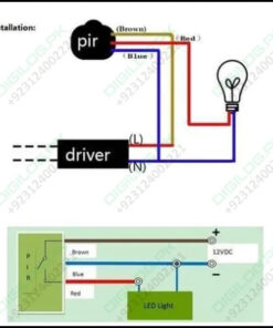 220v Automatic Infrared Pir Led Motion Sensor Detector