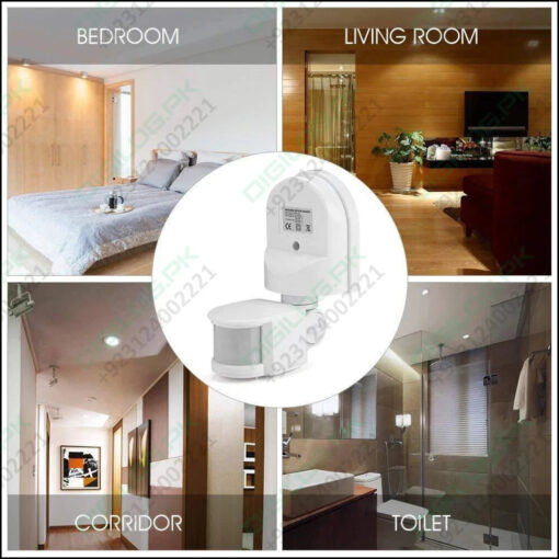 220V Automatic Infrared PIR LED Motion Sensor Detector