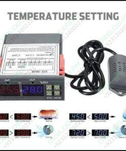 220v Stc-3028 Temperature Humidity Control Thermometer