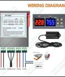 220v Stc-3028 Temperature Humidity Control Thermometer