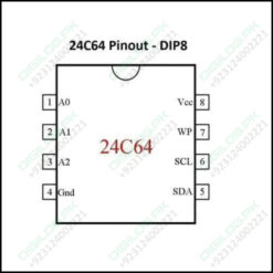 24c64 Serial Eeprom 64k Memory Ic