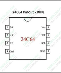 24c64 Serial Eeprom 64k Memory Ic