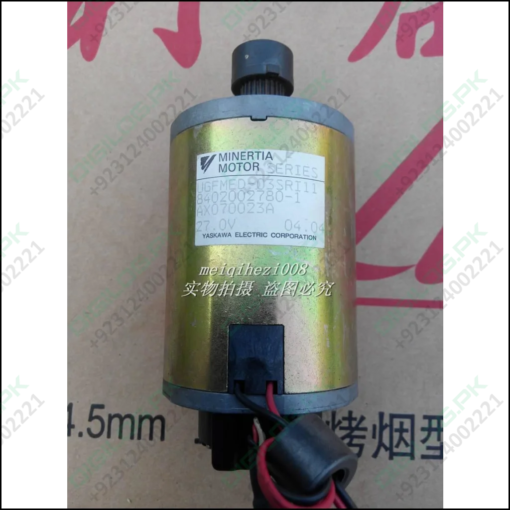 24v Japan Yaskawa Servo Dc Motor With Encoder Ugfmed-03sri11