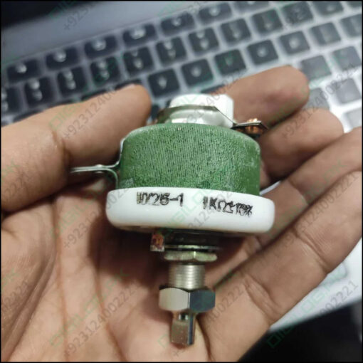 25w 1k Ohm High Power Wire Wound Potentiometer Rheostat