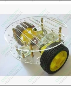 2wd Round Robot Car Chassis In Pakistan