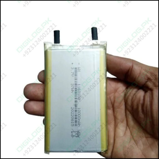 3.7v 10000mah Lithium Ion Battery 95mm x 60mm 10mm