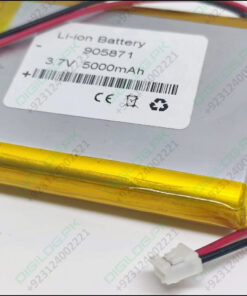 3.7v 5000mah Lithium-ion Battery With Jst 2.0mm Connector