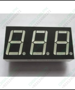 3 Digit 7 Segment Common Anode Red Color Display