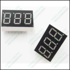 3 Digit Common Cathode 7 Segment Led Display