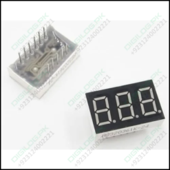 3 Digit Common Cathode 7 Segment Led Display