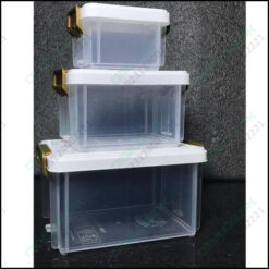 3 Pcs Stackable Smart Storage Containers Boxes For Jewellery