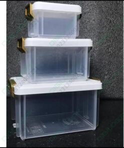 3 Pcs Stackable Smart Storage Containers Boxes For Jewellery