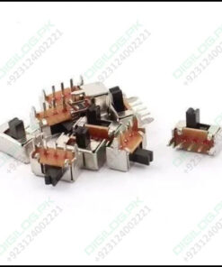 3 Pin 2 Position Panel Mount Micro Vertical Spdt Slide