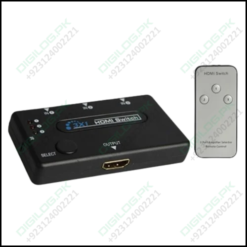 3 Port Hdmi Switch Hub With Remote Control