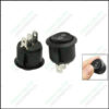 3 Position On/off/on Round Rocker Switch Circular Black For