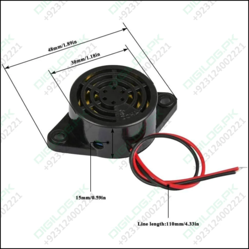 3 To 24v Electronic Buzzer Beep Alarm Sfm-27