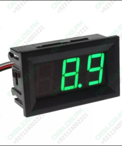 3 wire 0-100V Red LED digital voltmeter module panel meter