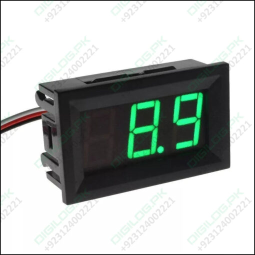 3 wire 0-100V Red LED digital voltmeter module panel meter