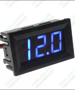 3 wire 0-100V Red LED digital voltmeter module panel meter