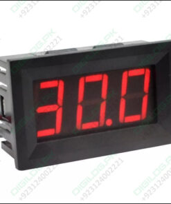 3 wire DC to 30V Red LED digital voltmeter module panel