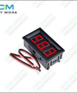 3 wire DC to 30V Red LED digital voltmeter module panel