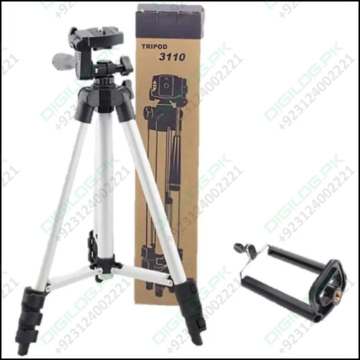 3110 Tripod Adjustable Portable Scalable Pan Head Mount