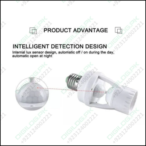 360 Degree Pir Induction Motion Sensor Blub Holder